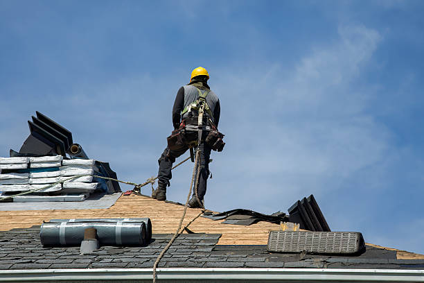 Professional Roofing technician working in Gasburg, VA